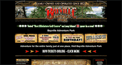 Desktop Screenshot of bayvilleadventurepark.com